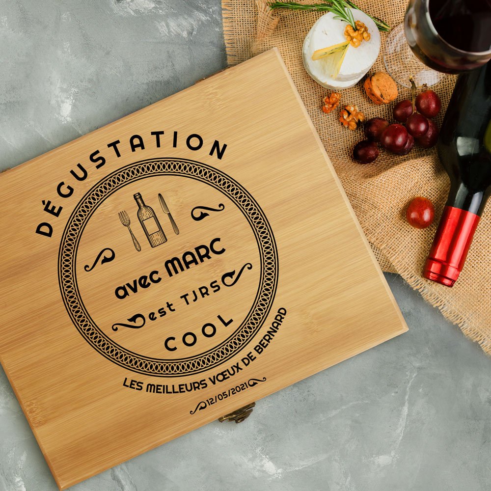 Murrano Sommelier Gift Set with Anniversary Print