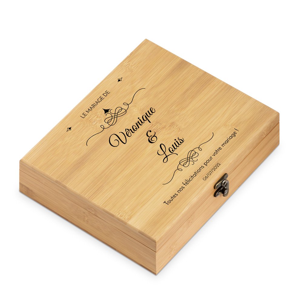 Murrano Sommelier Gift Set for Couple - Personalized Wedding Present