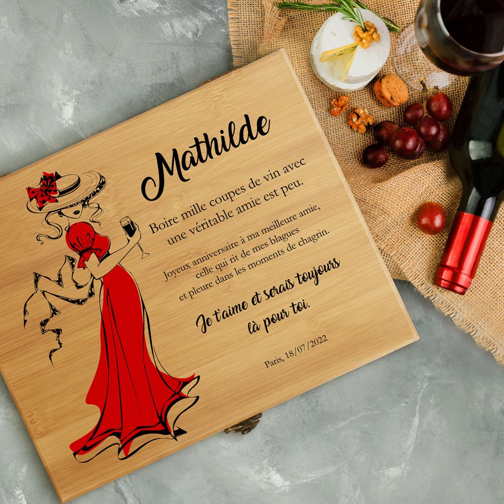 Murrano Sommelier Gift Set for Best Friend's Birthday