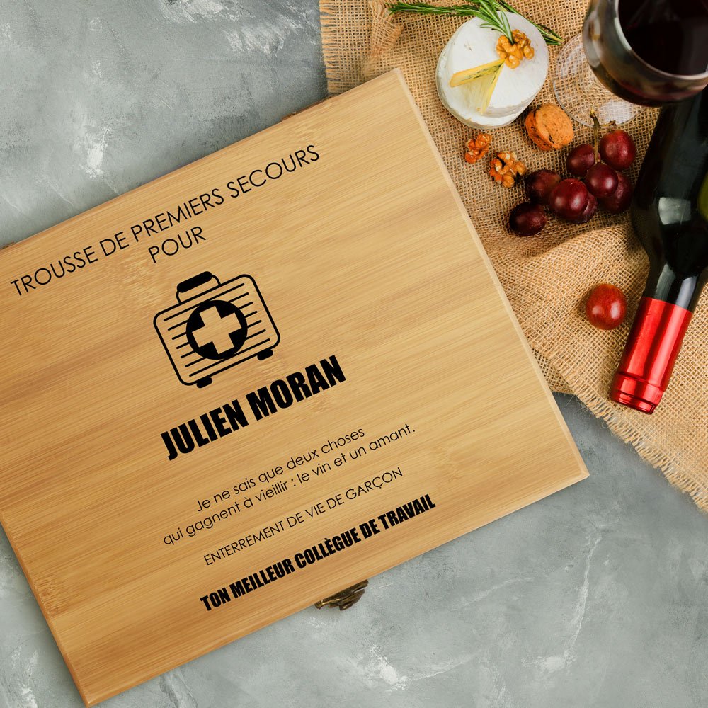 Murrano Personalized Sommelier Kit for a Colleague's Bachelor Party