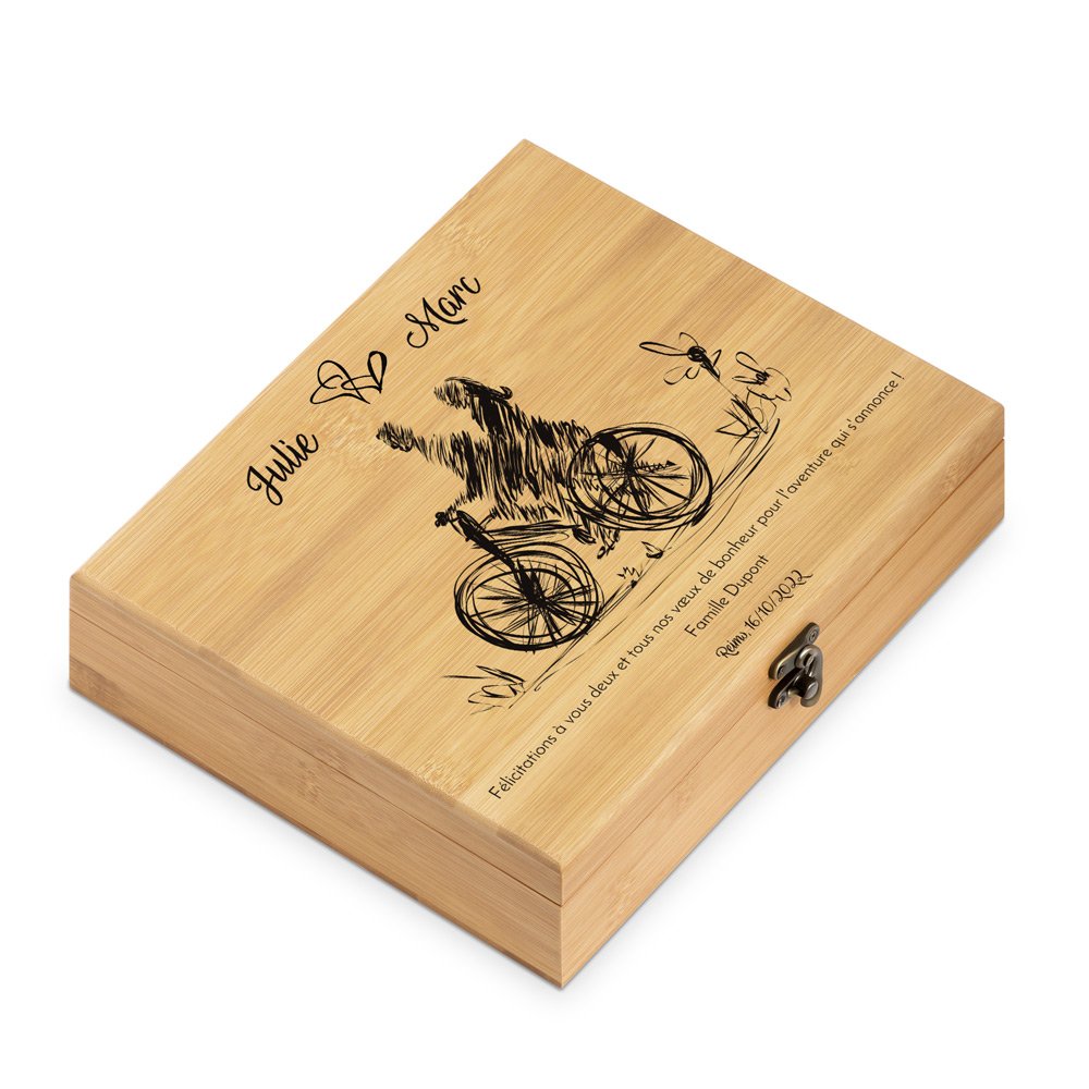 Murrano Custom Sommelier Set for Him and Her - Wedding Gift