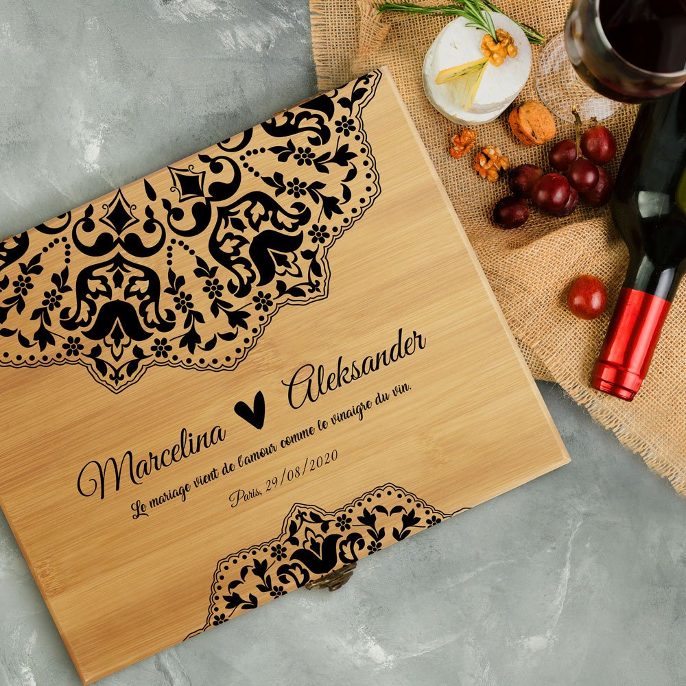 Murrano Sommelier Gift Box with Personalized Print