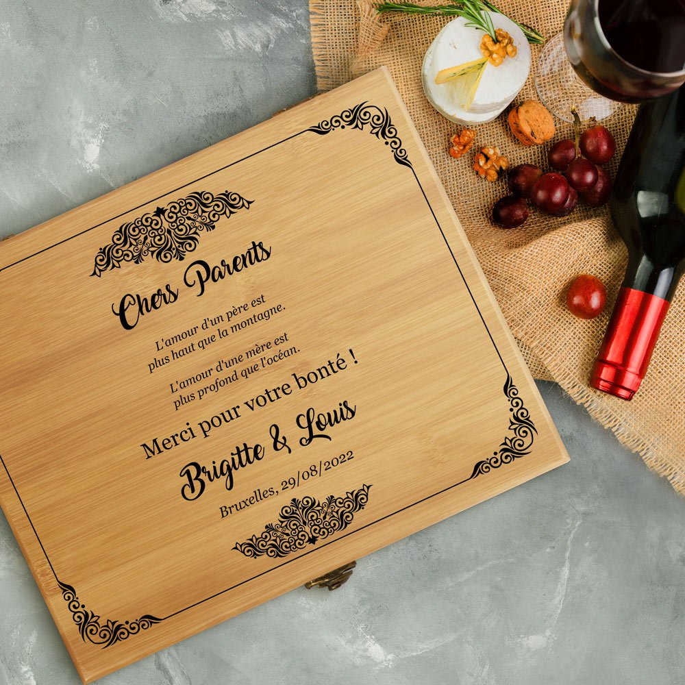Murrano Sommelier Gift Set with Custom Print