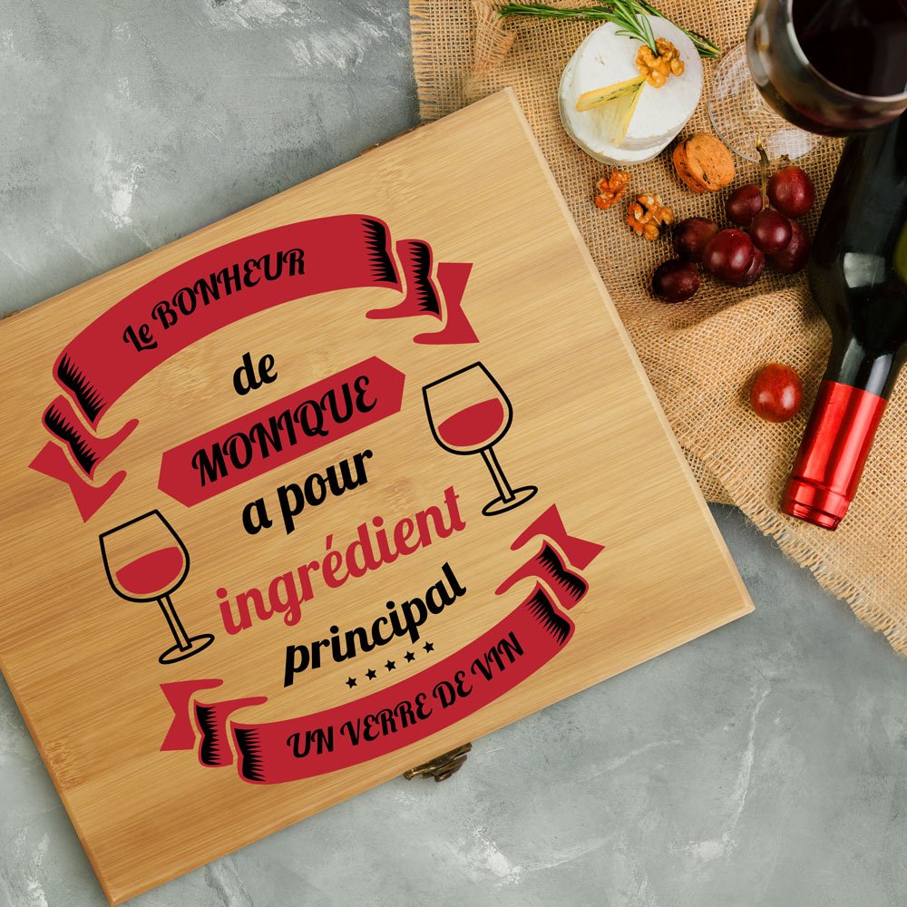 Murrano Personalized Sommelier Set for Women - Valentine's Day Gift