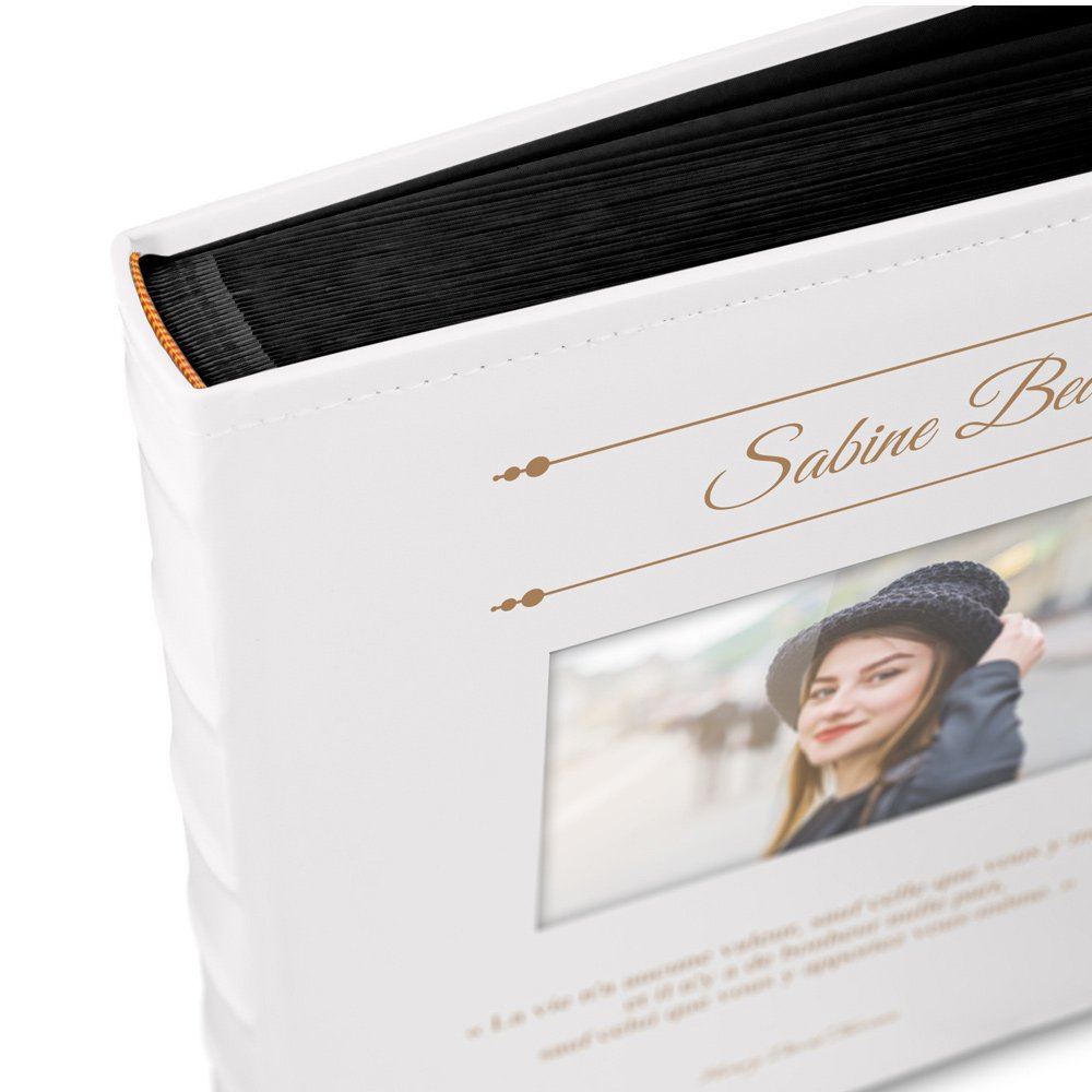 Murrano Personalized Photo Album with Window