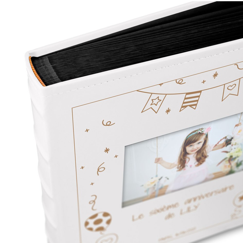 Murrano Personalized Photo Album for Girl's Birthday