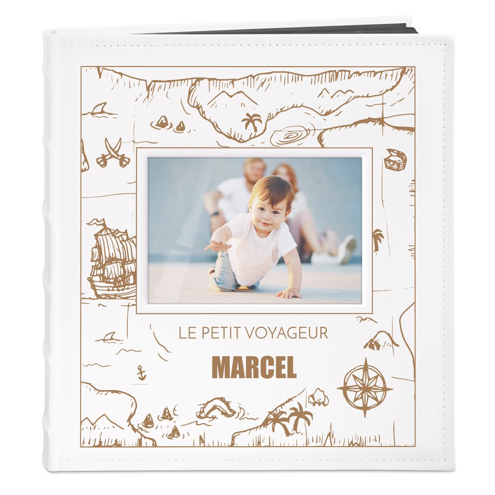 Murrano Personalized Photo Album for Little Travelers