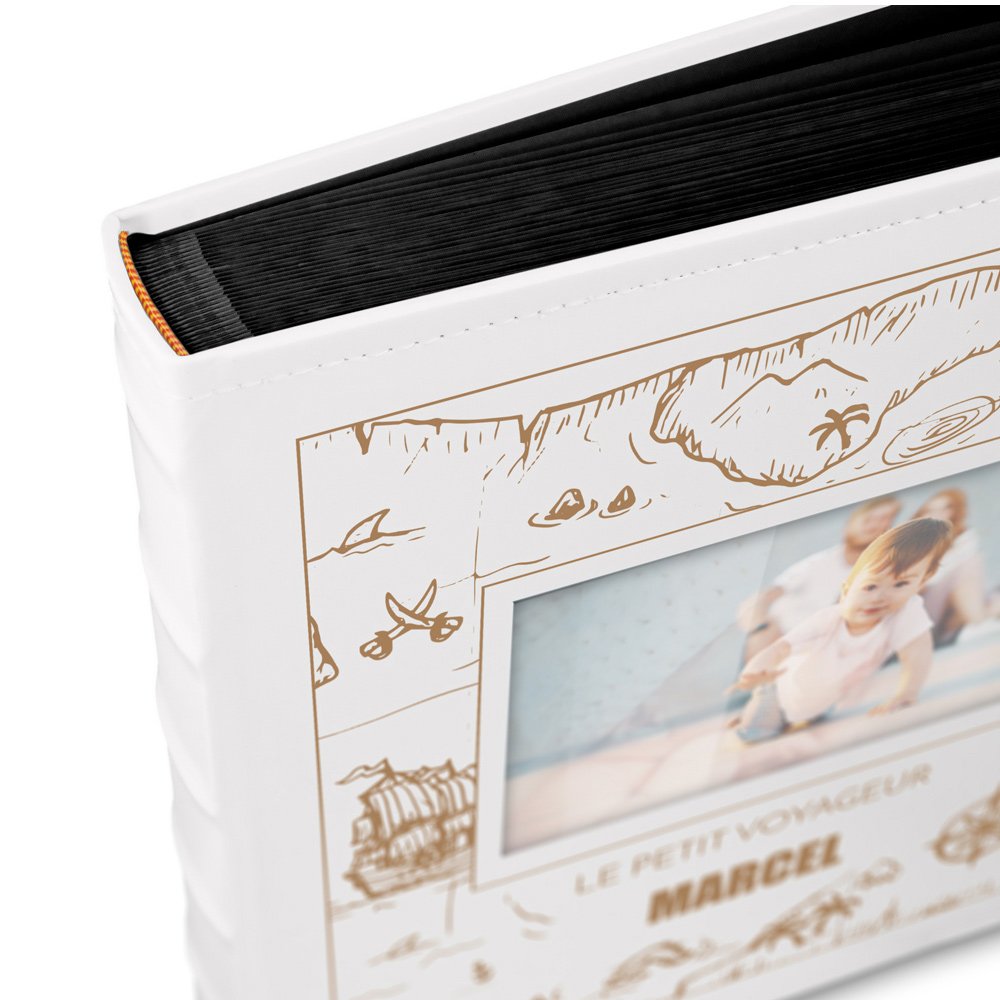 Murrano Personalized Photo Album for Little Travelers