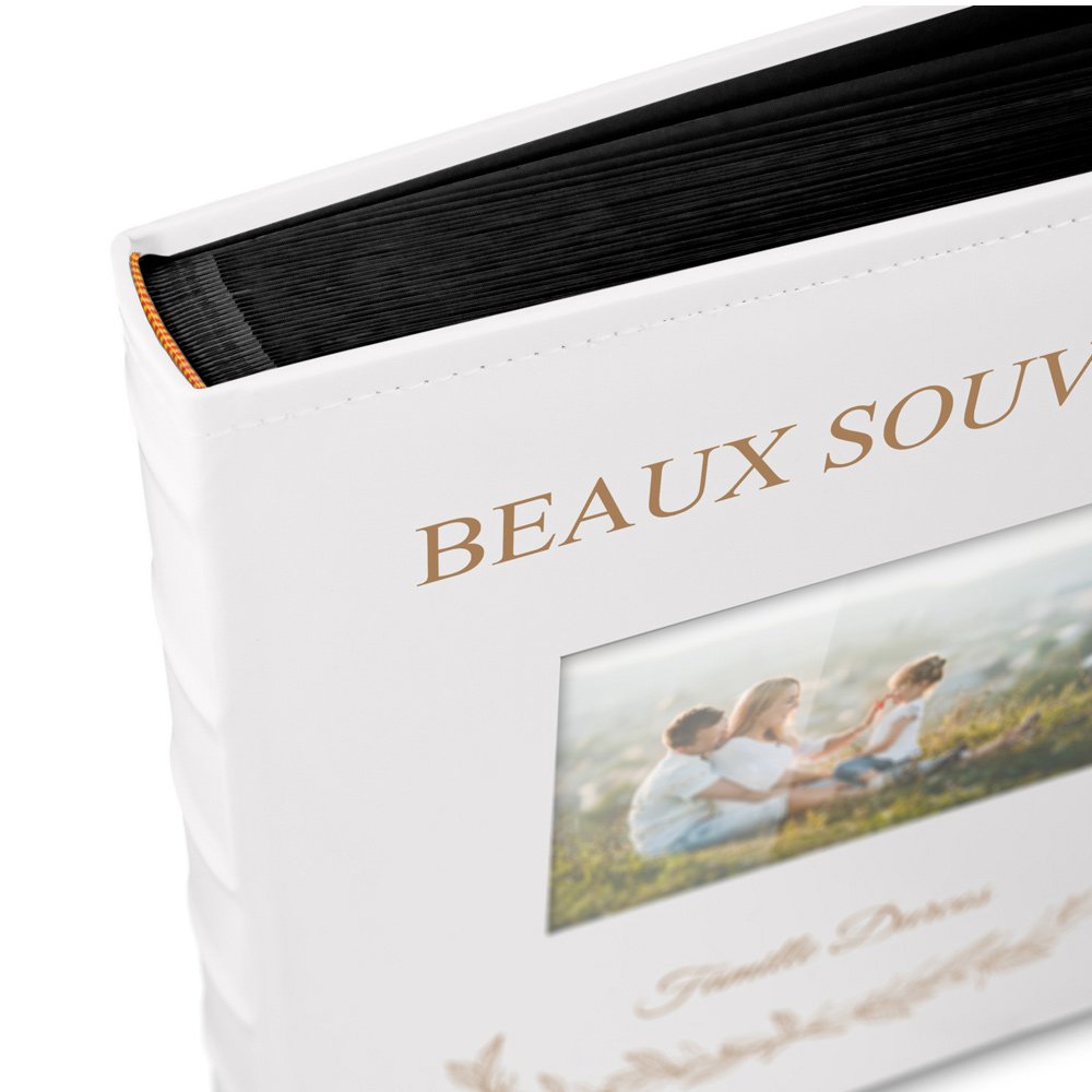 Murrano Family Photo Album with Window and Personalized Printing