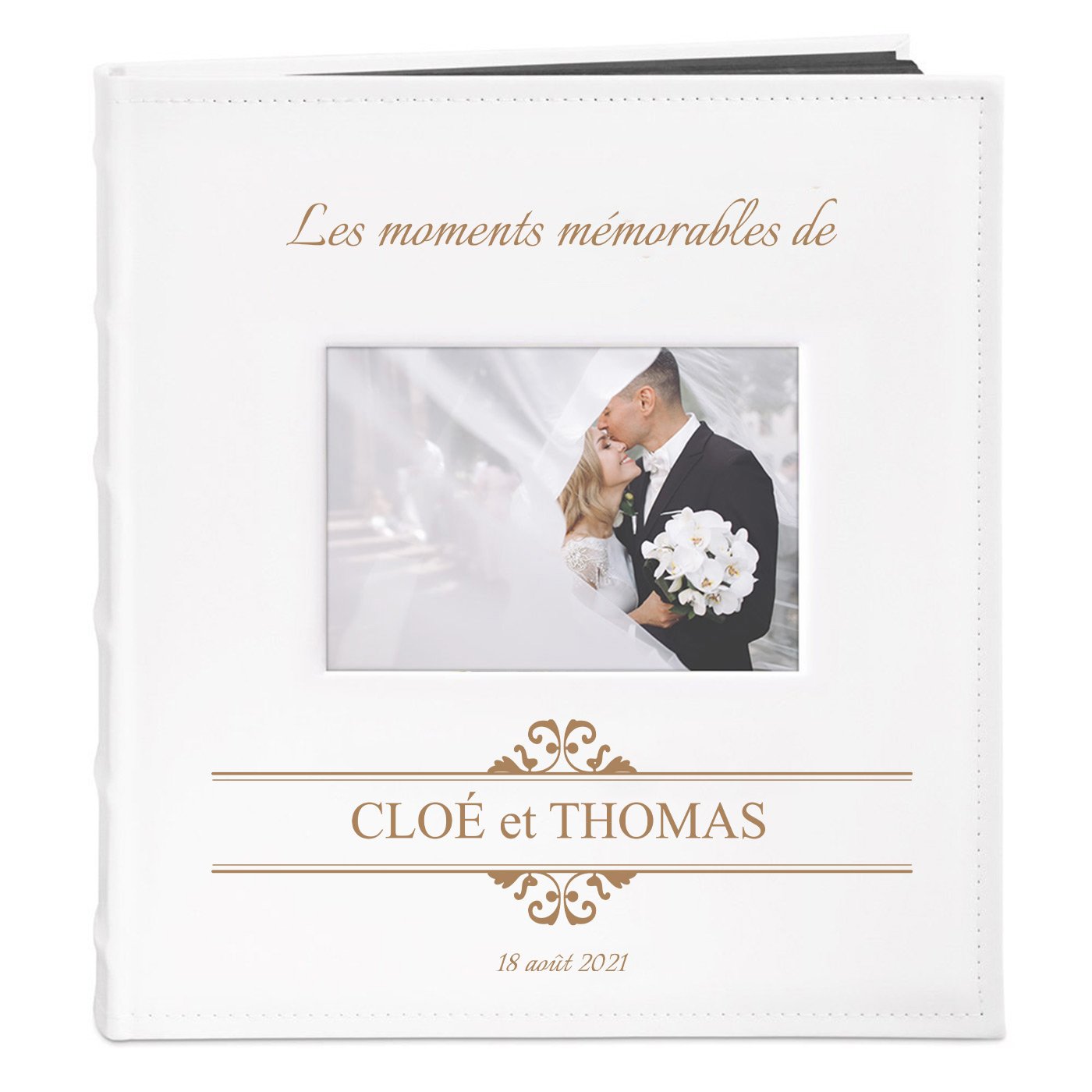 Murrano Custom Photo Album for Newlyweds