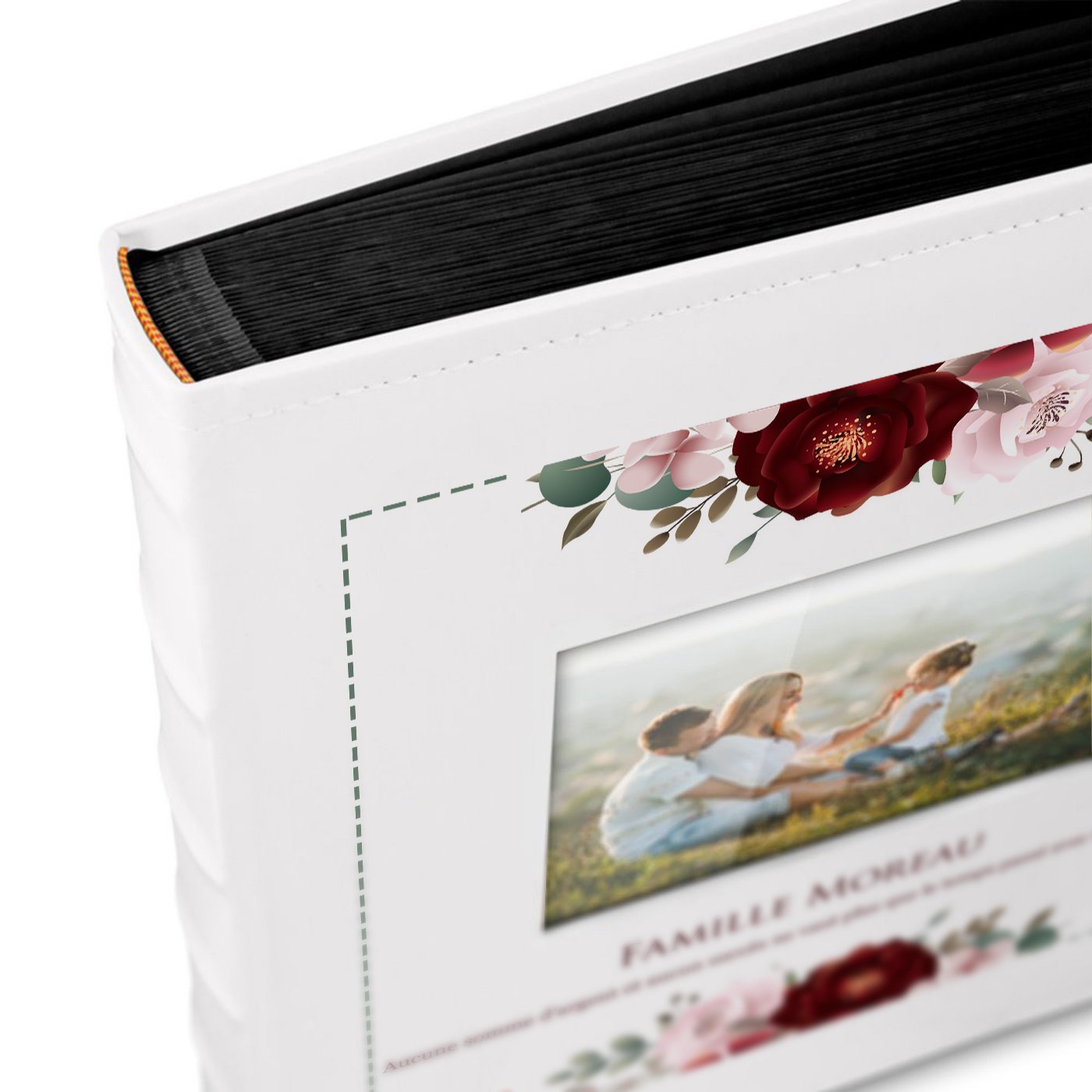 Murrano Personalized Photo Album with Window