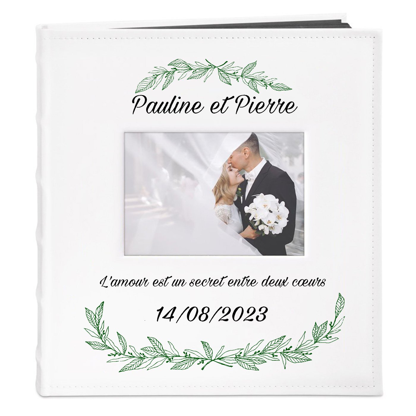 Murrano Custom Photo Album for Couples