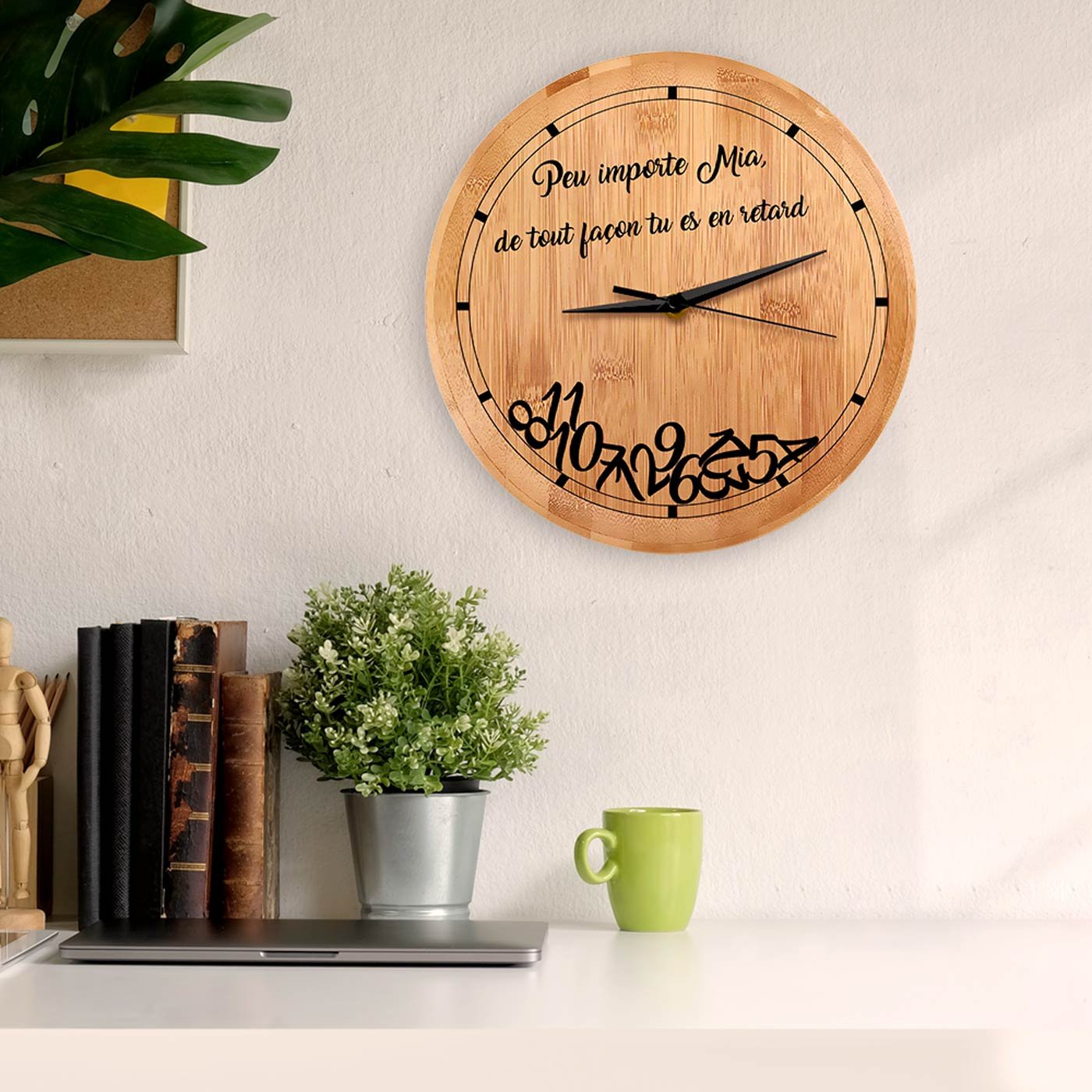 Murrano Custom Wall Clock for Her