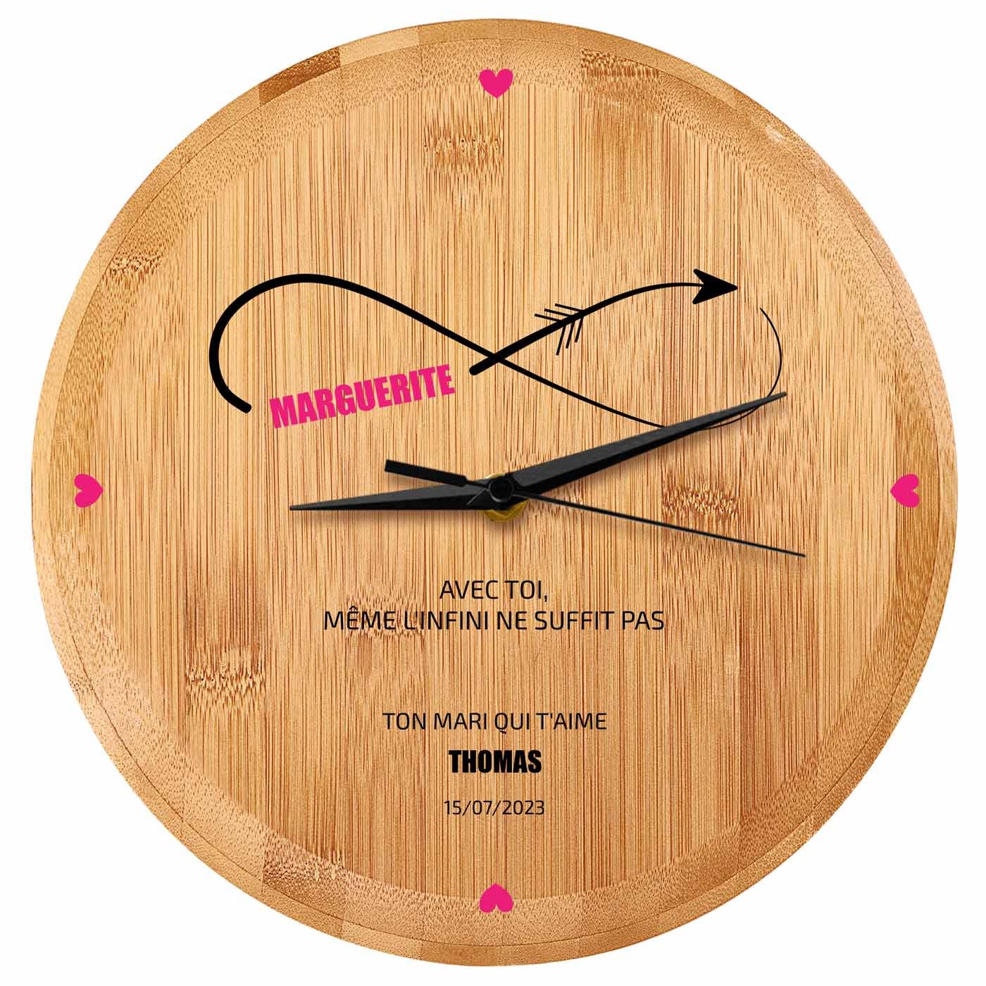 Reloj de pared personalizado Murrano para mujer