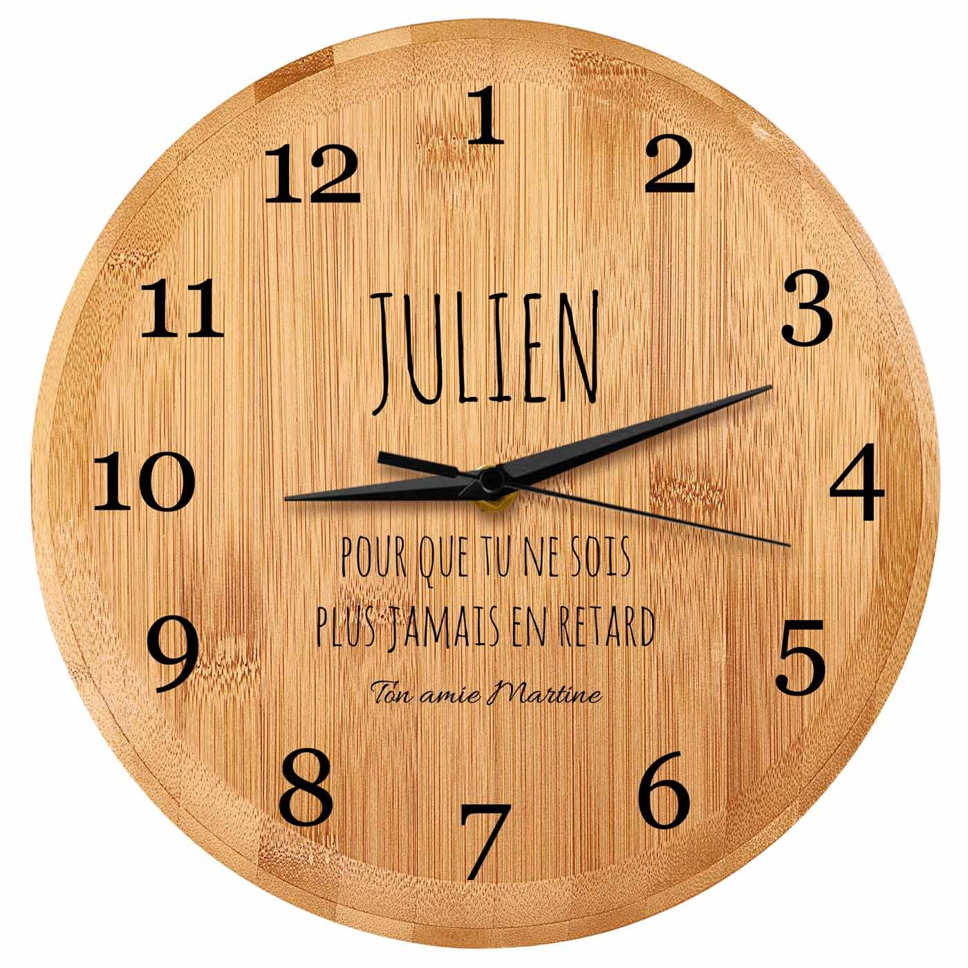 Reloj de Pared Personalizado Murrano para Novio