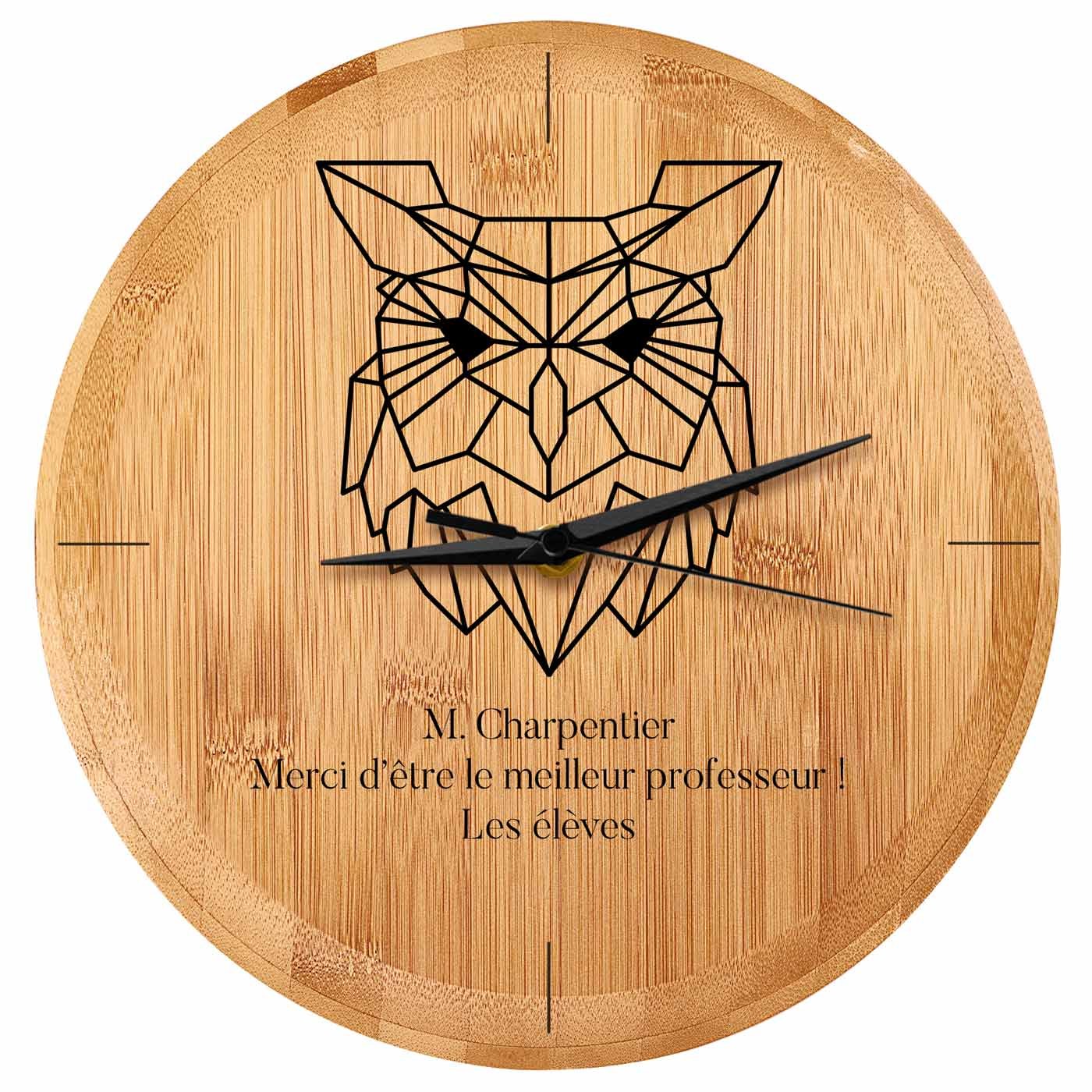 Reloj de pared personalizado Murrano para profesores