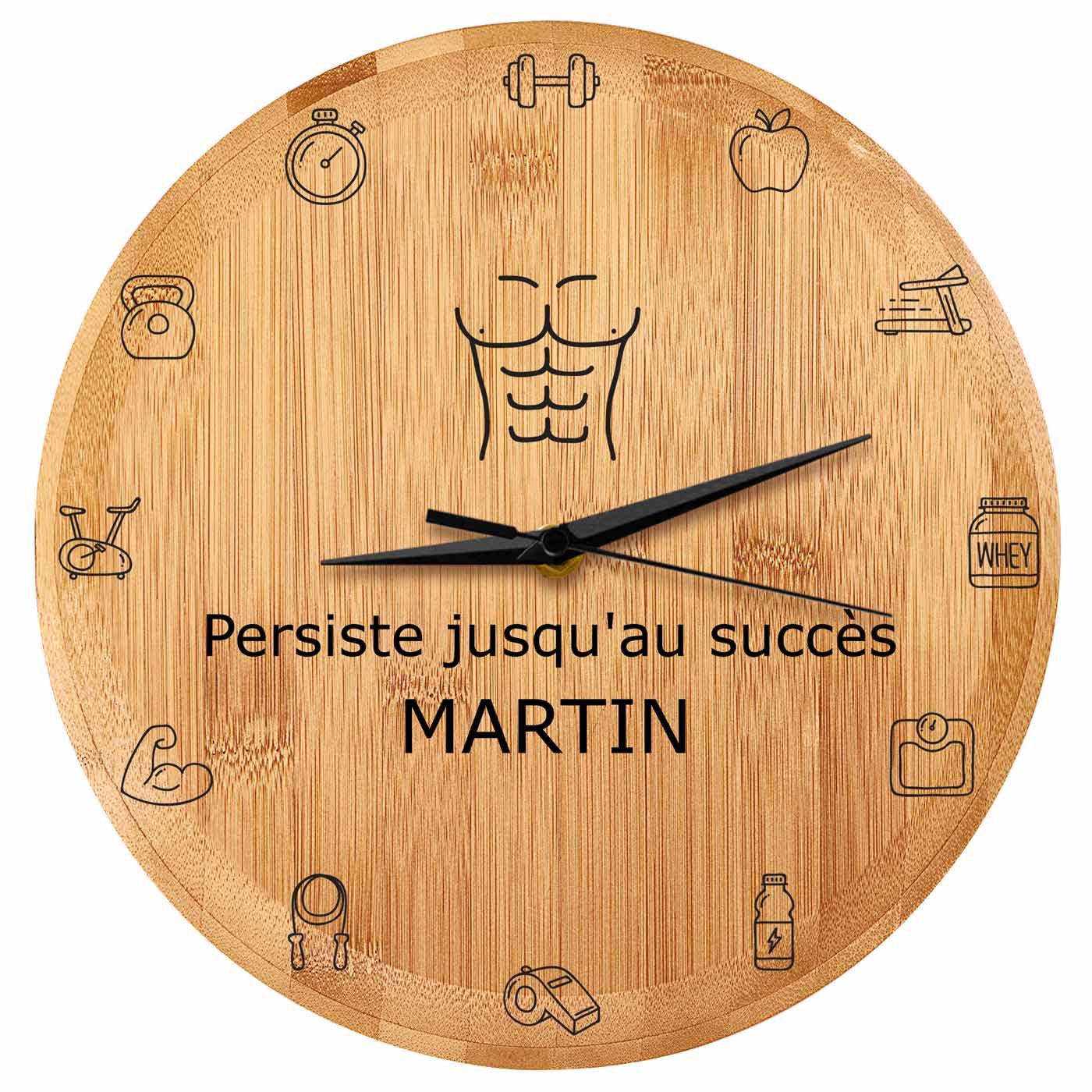 Reloj de pared personalizado Murrano para atletas