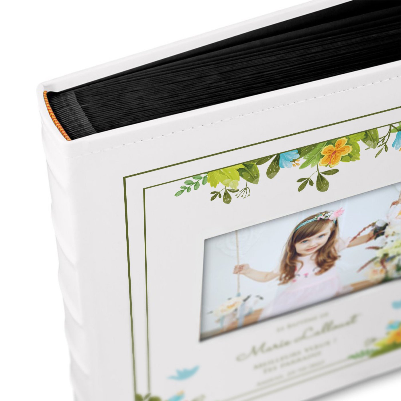 Murrano Personalized Photo Album for Girl's Baptism