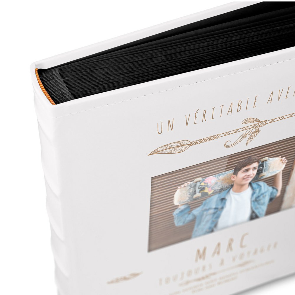 Murrano Photo Album with Window and Custom Print