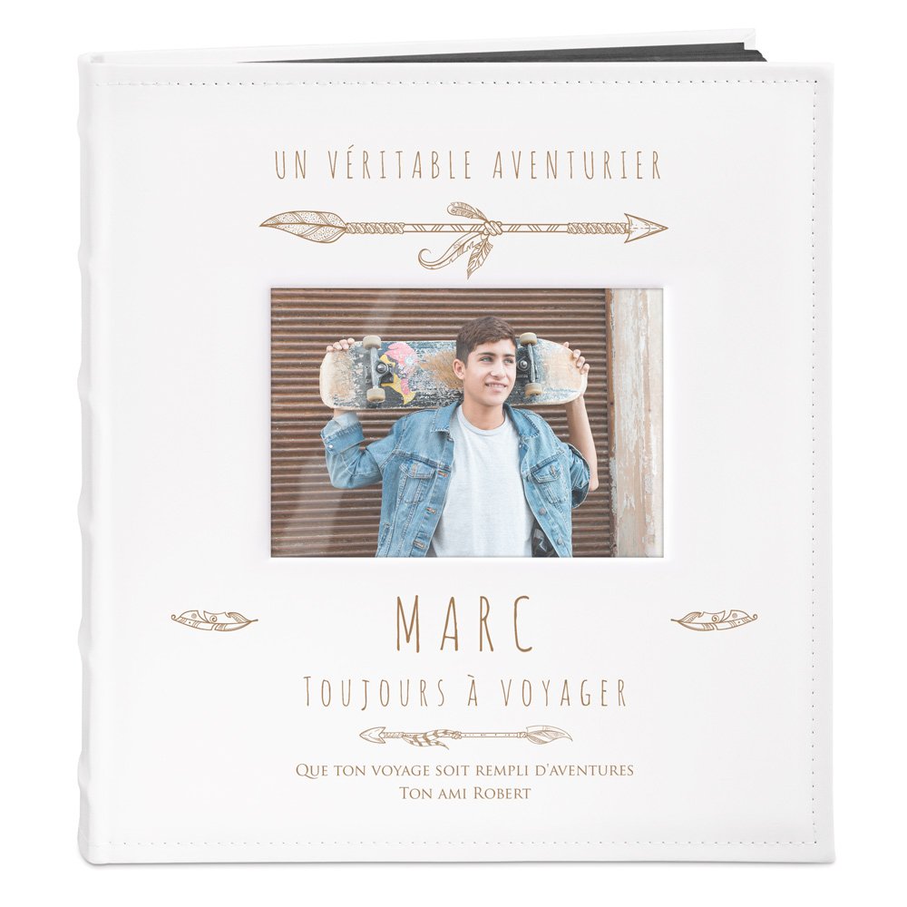 Murrano Photo Album with Window and Custom Print