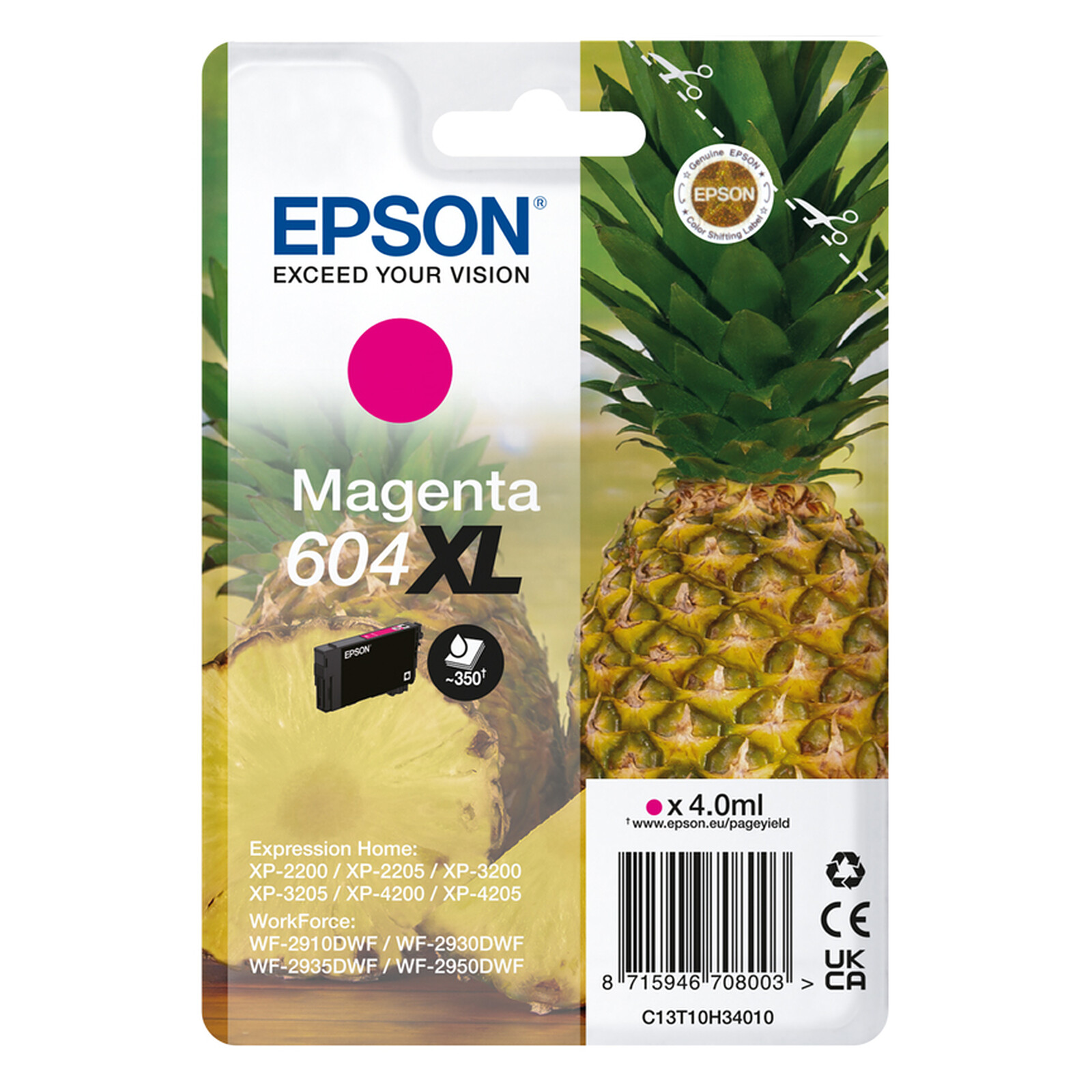 Epson 604XL Magenta Ink Cartridge