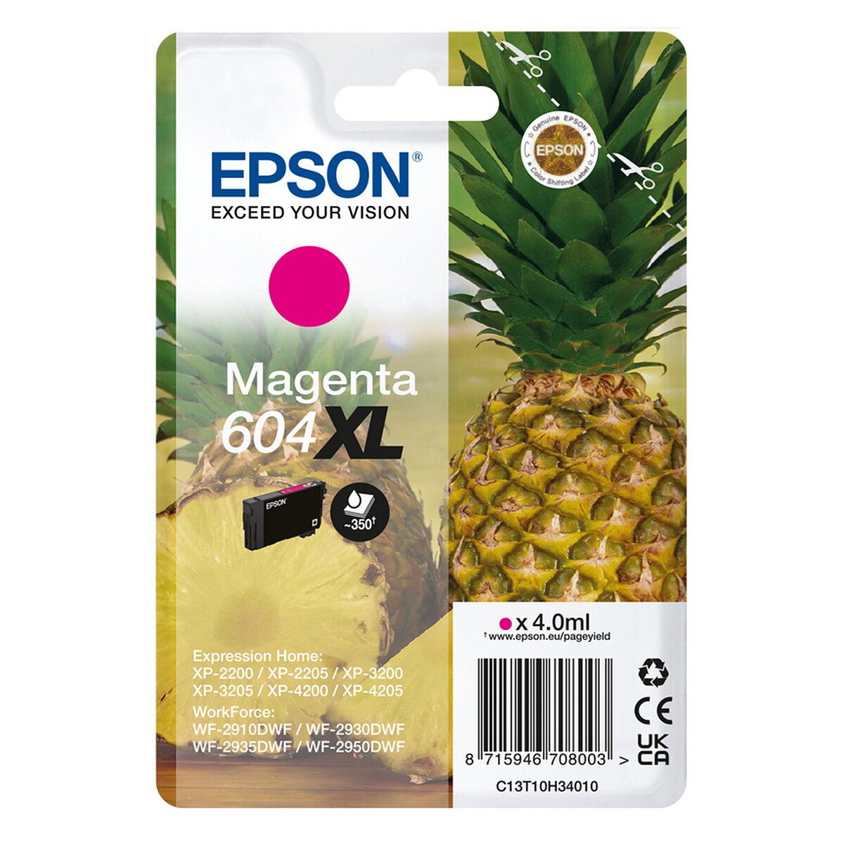 Epson Ananas 604XL Magenta