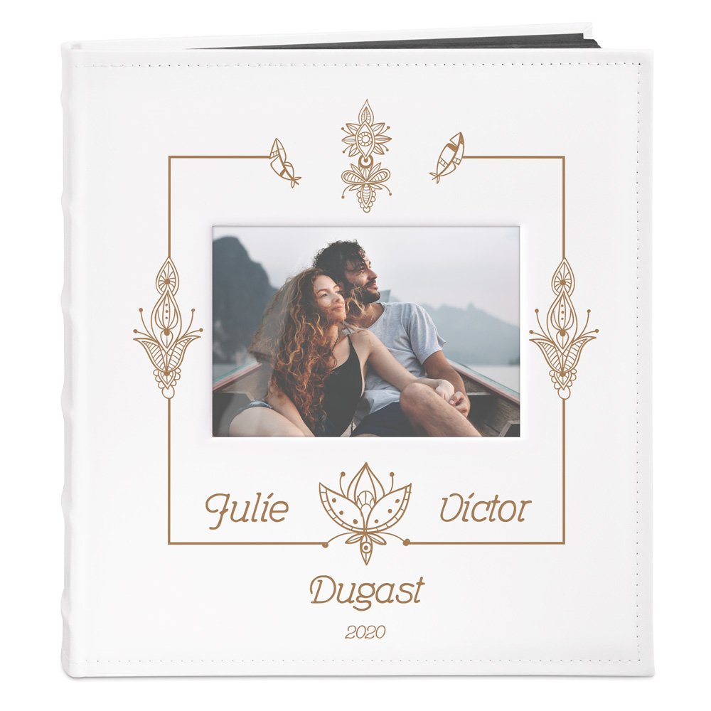 Murrano Custom Photo Album for Couple