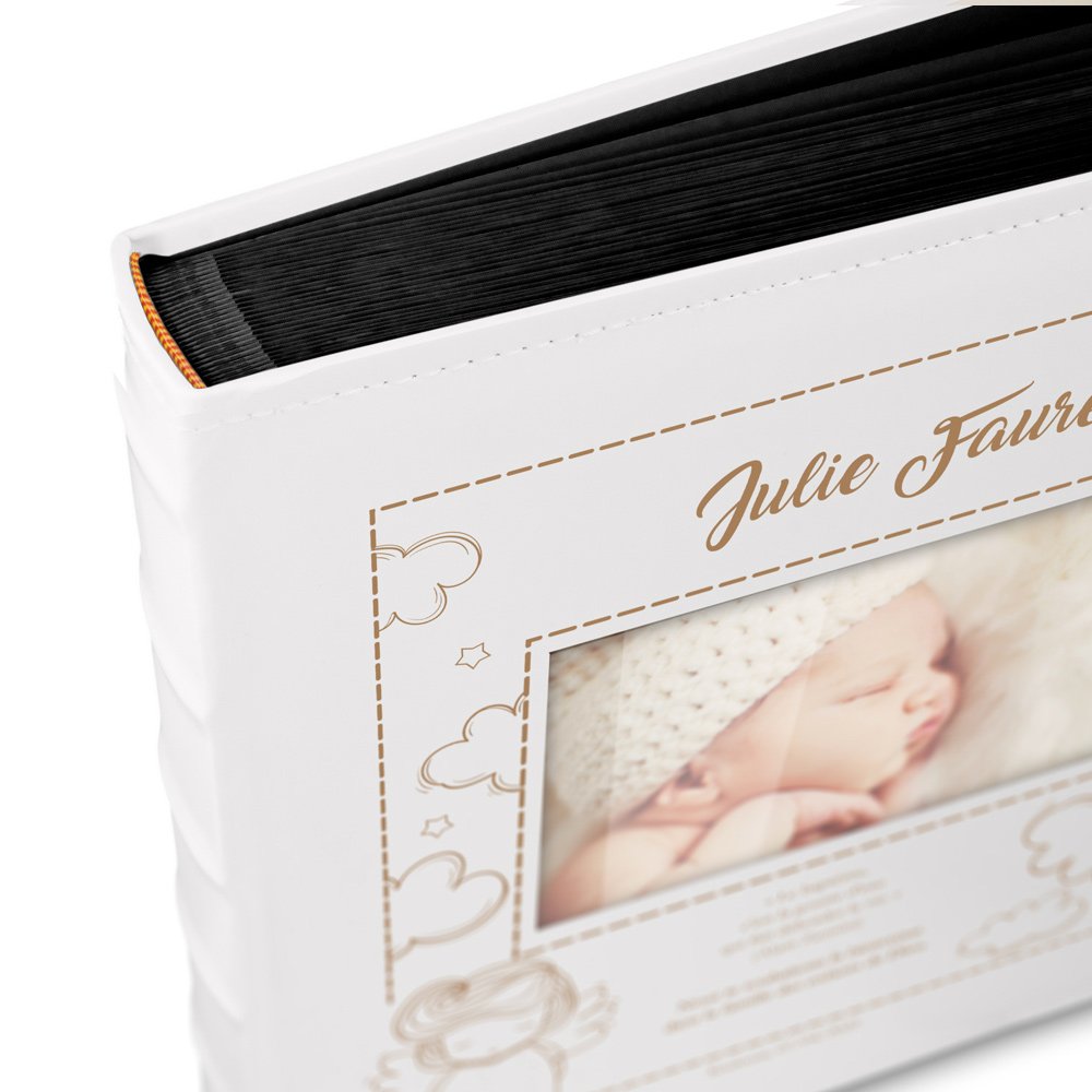 Murrano Photo Album with Window for Girl's Baptism