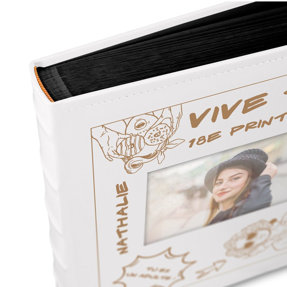 Murrano Personalized Photo Album for Her 18th Birthday