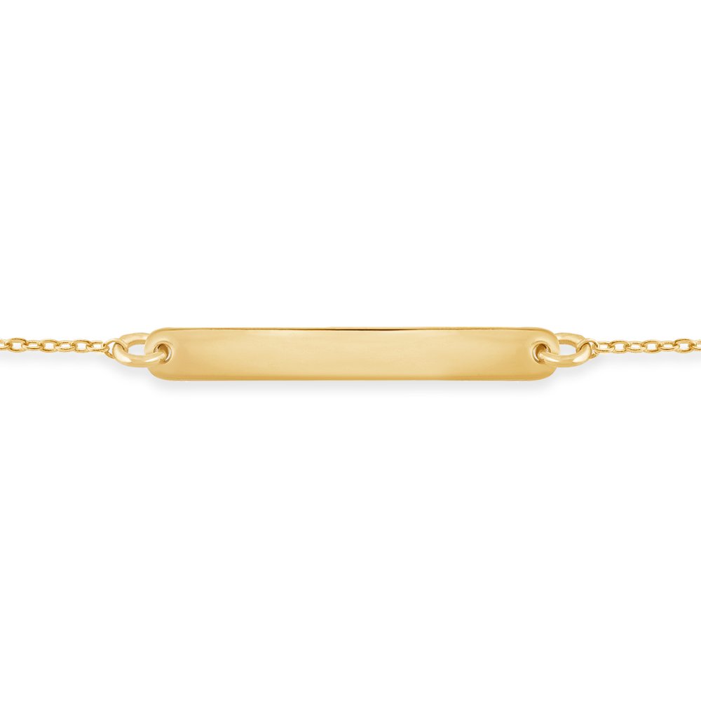Bracelete de plata esterlina con oro de Murrano para mujer con grabado