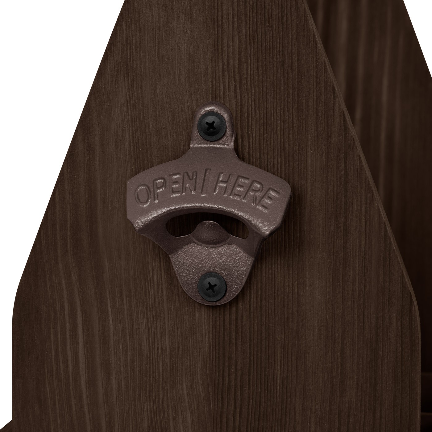Portabieras de madera Murrano con grabado personalizado
