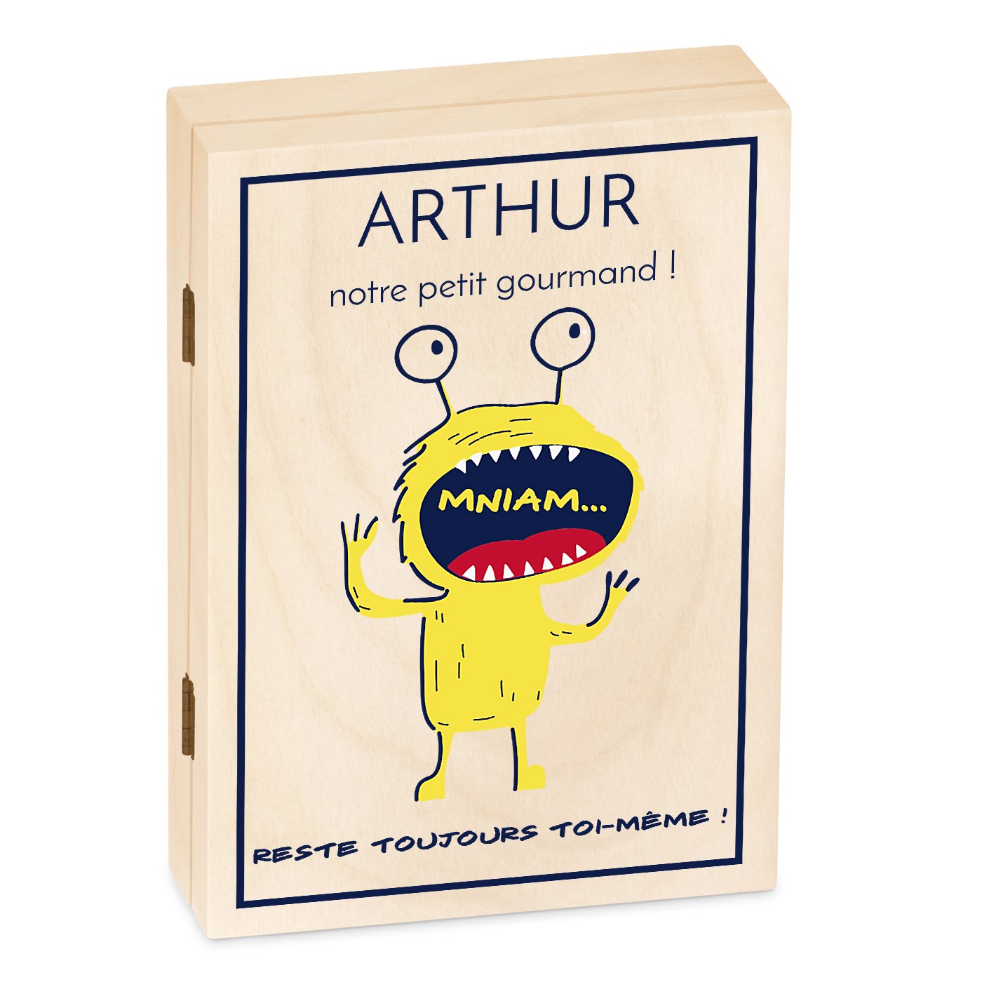 Set de cubiertos para niños Murrano - Niño gourmet con estuche de madera