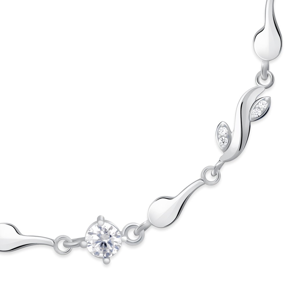 Bracelete de plata masa 925 grabado Murrano para una prometida