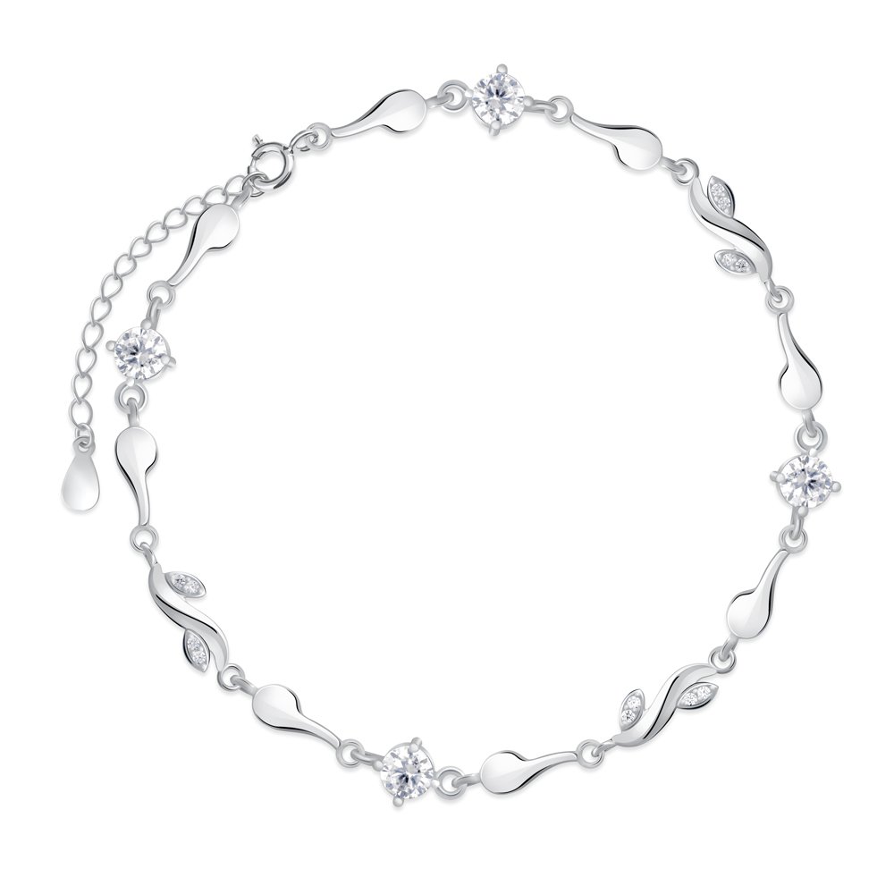 Bracelete de plata masa 925 grabado Murrano para una prometida