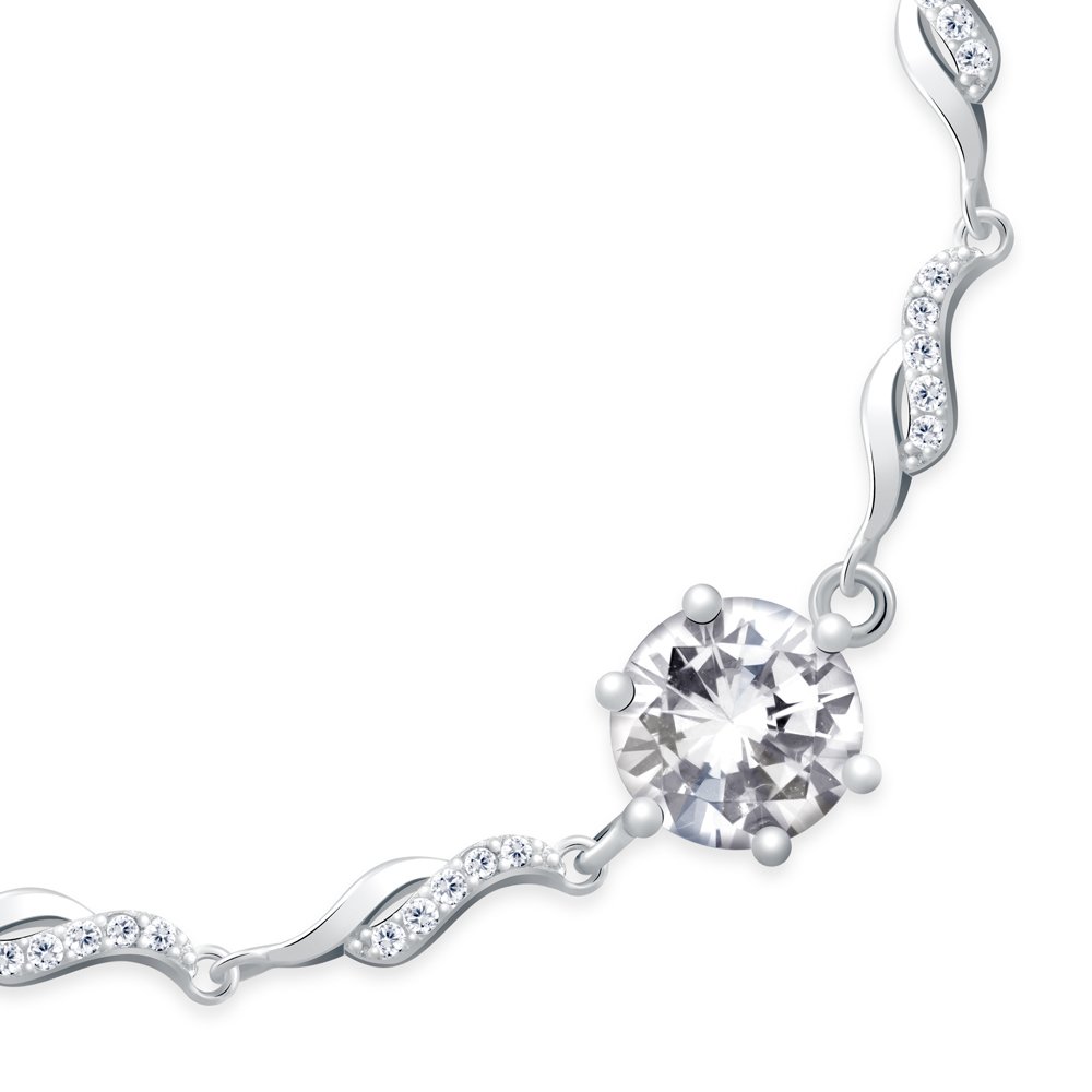 Braccial de plata de Murrano 925 grabado para esposa