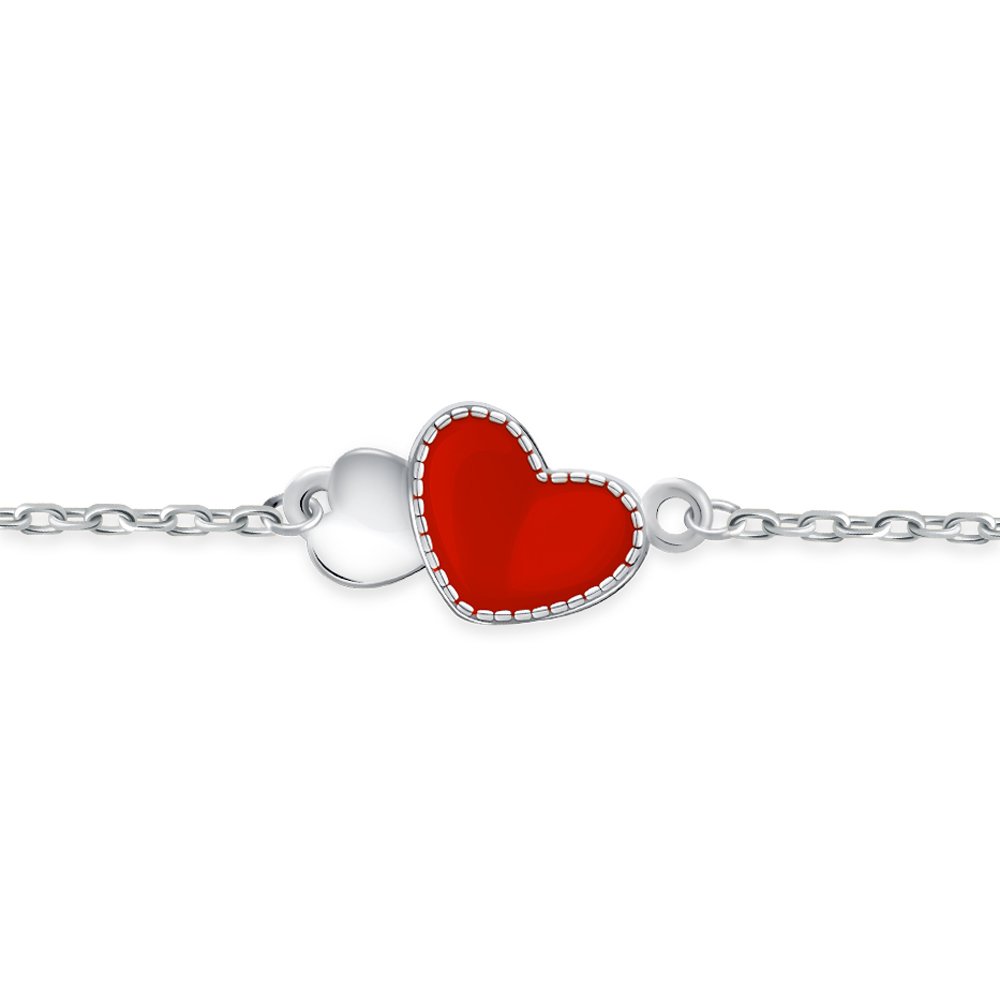 Pulseras de plata de Murrano con grabado para una niña