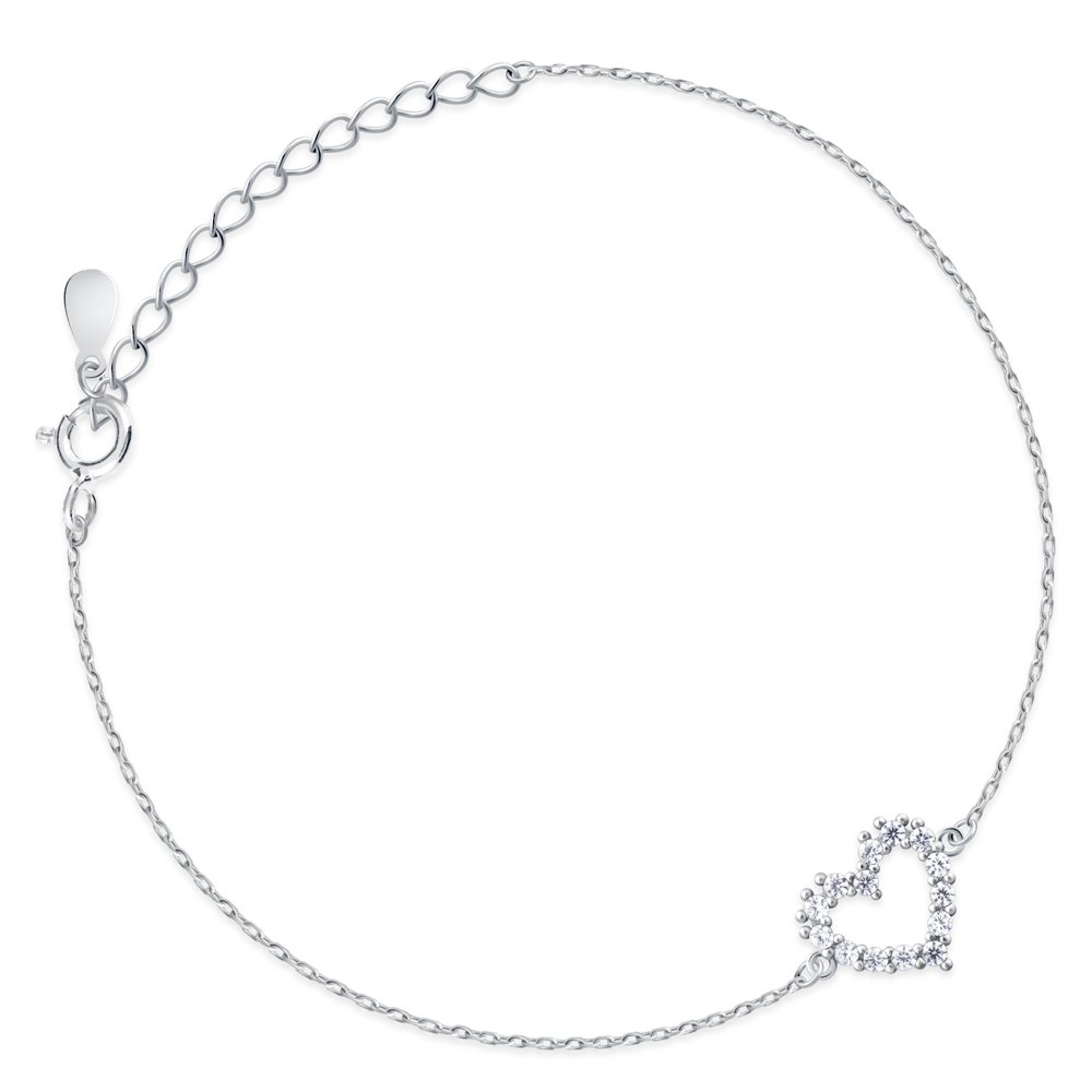 Pulseras de plata de Murrano con grabado para una amiga