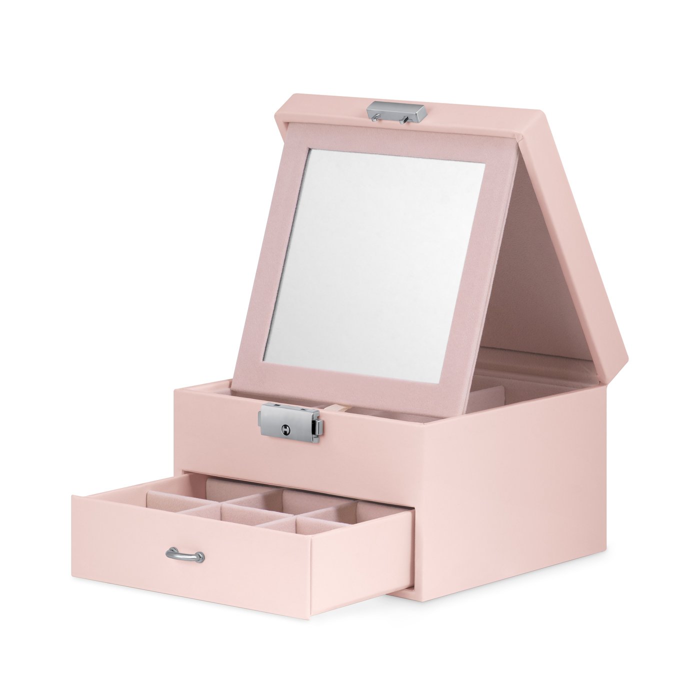 Cajón de joyas personalizado Murrano - Rosa para el cumpleaños de una amiga