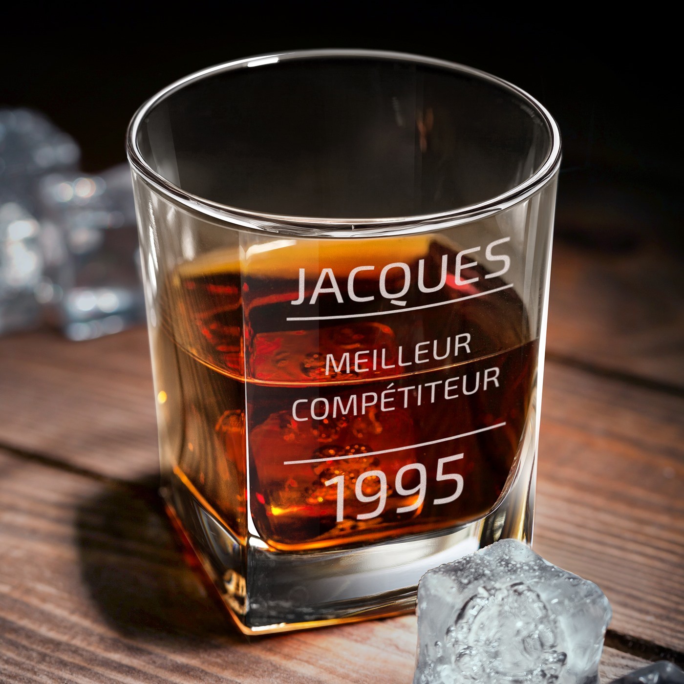 Set de decantador de whisky personalizado Murrano y 6 vasos para él