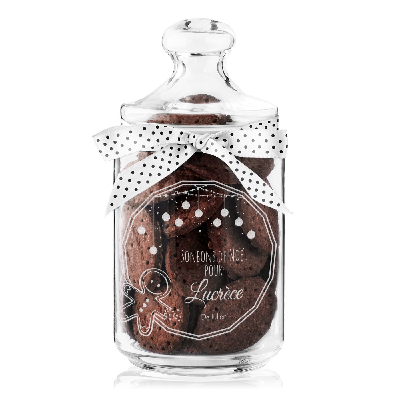 Murrano Engraved Cookie Jar - Best Friend