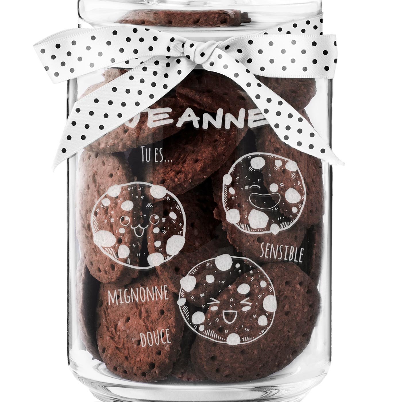 Murrano Glass Cookie Jar with Engraving for a Little Girl
