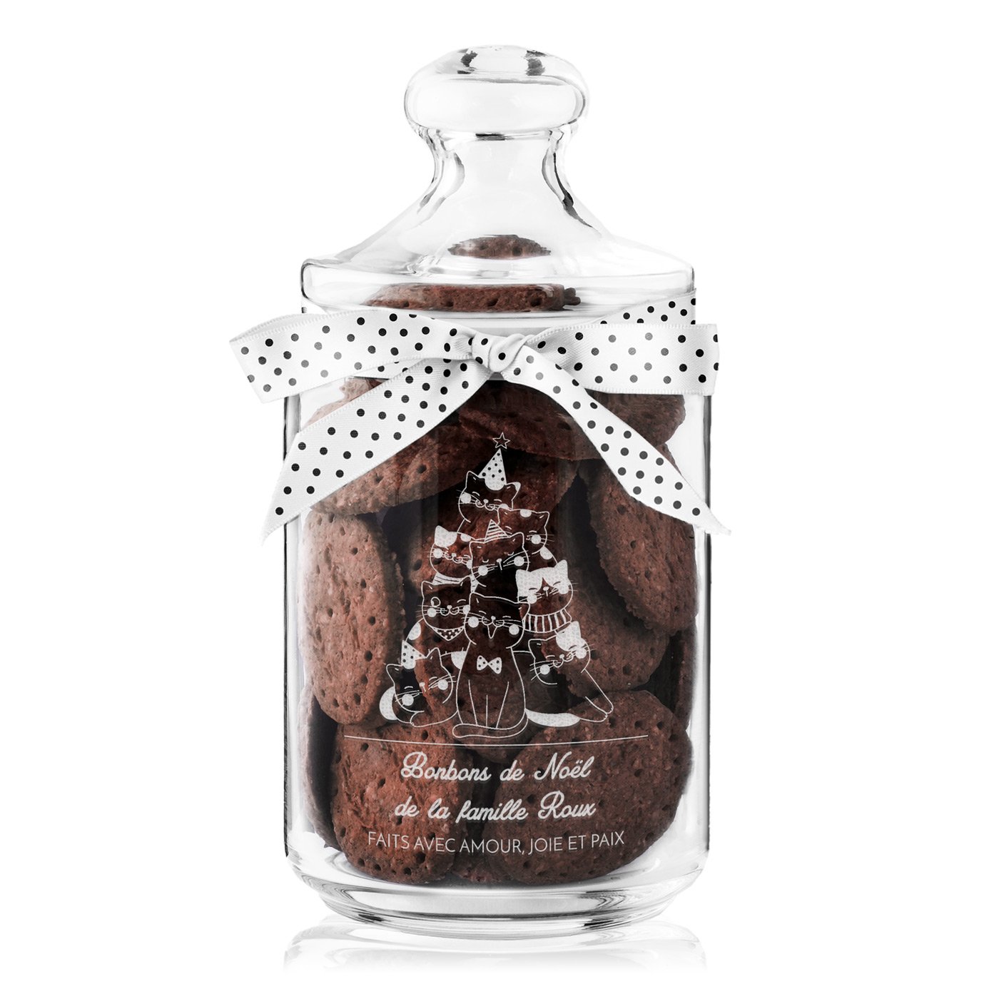 Murrano Glass Cookie Jar - Cat Lover