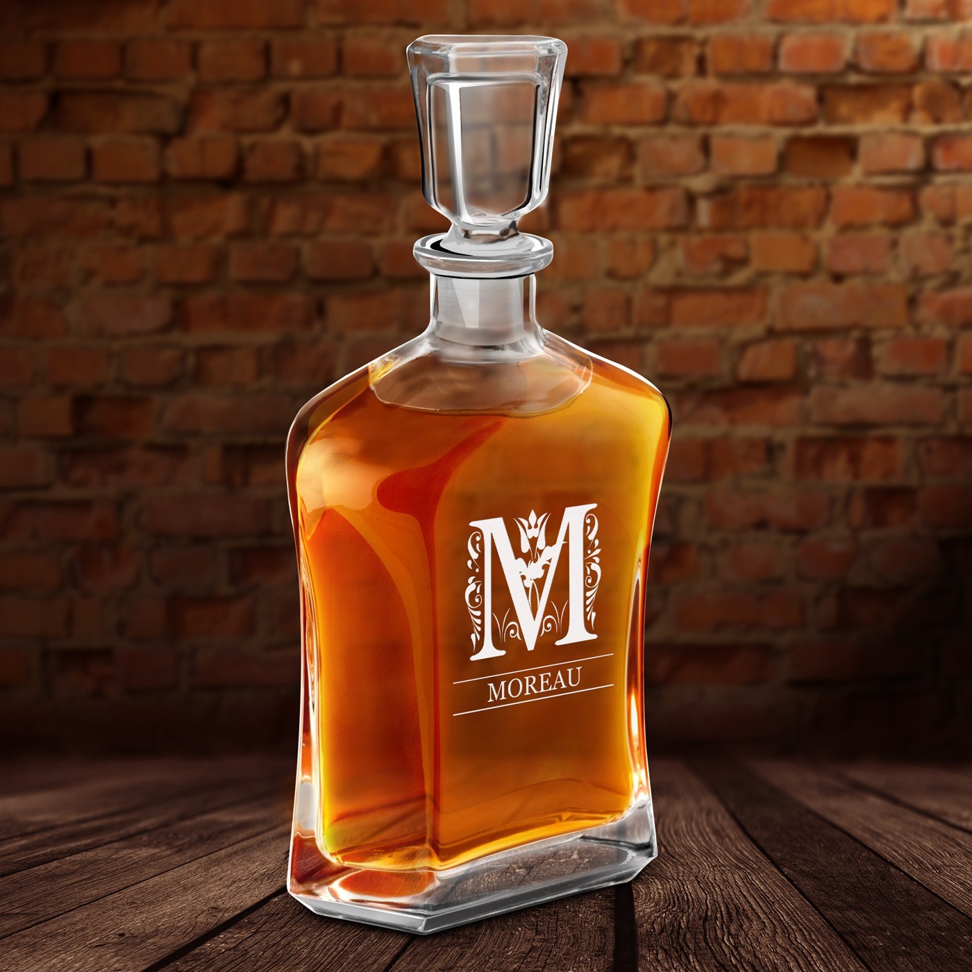 Decantador de whisky personalizado Murrano