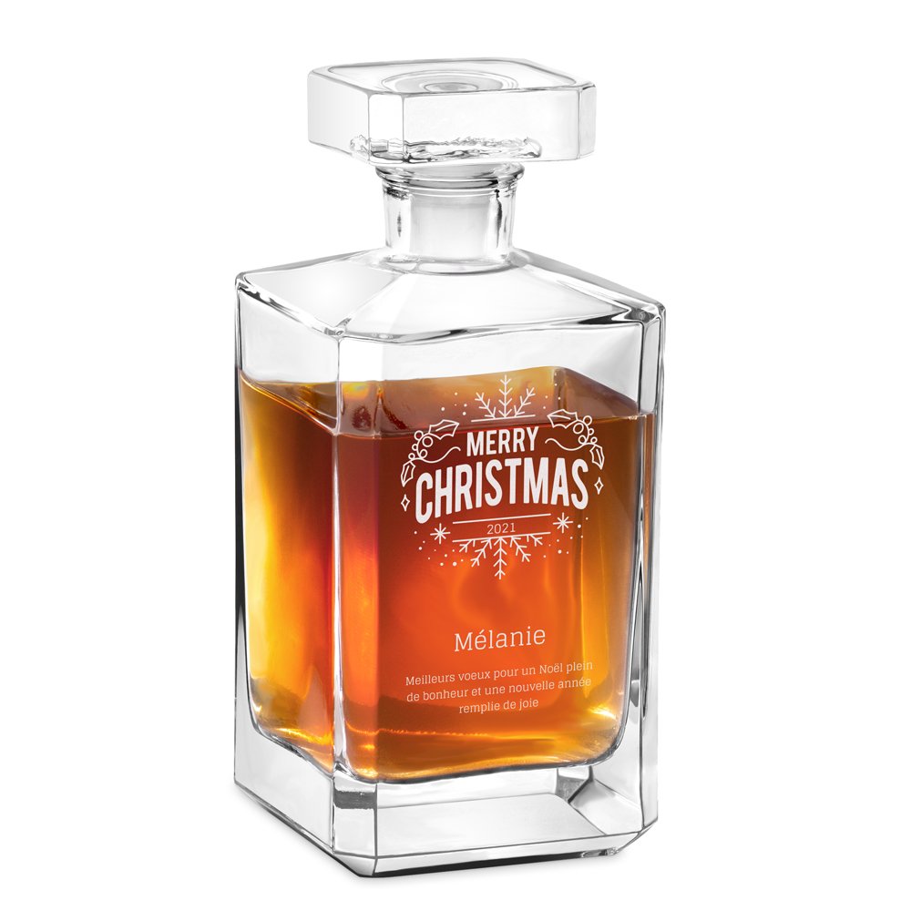 Decantador de whisky personalizado Murrano para mujeres
