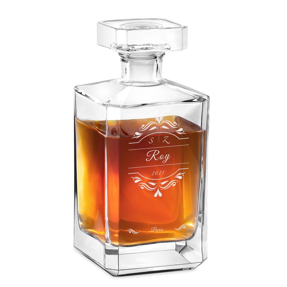 Decantador de whisky personalizado para parejas