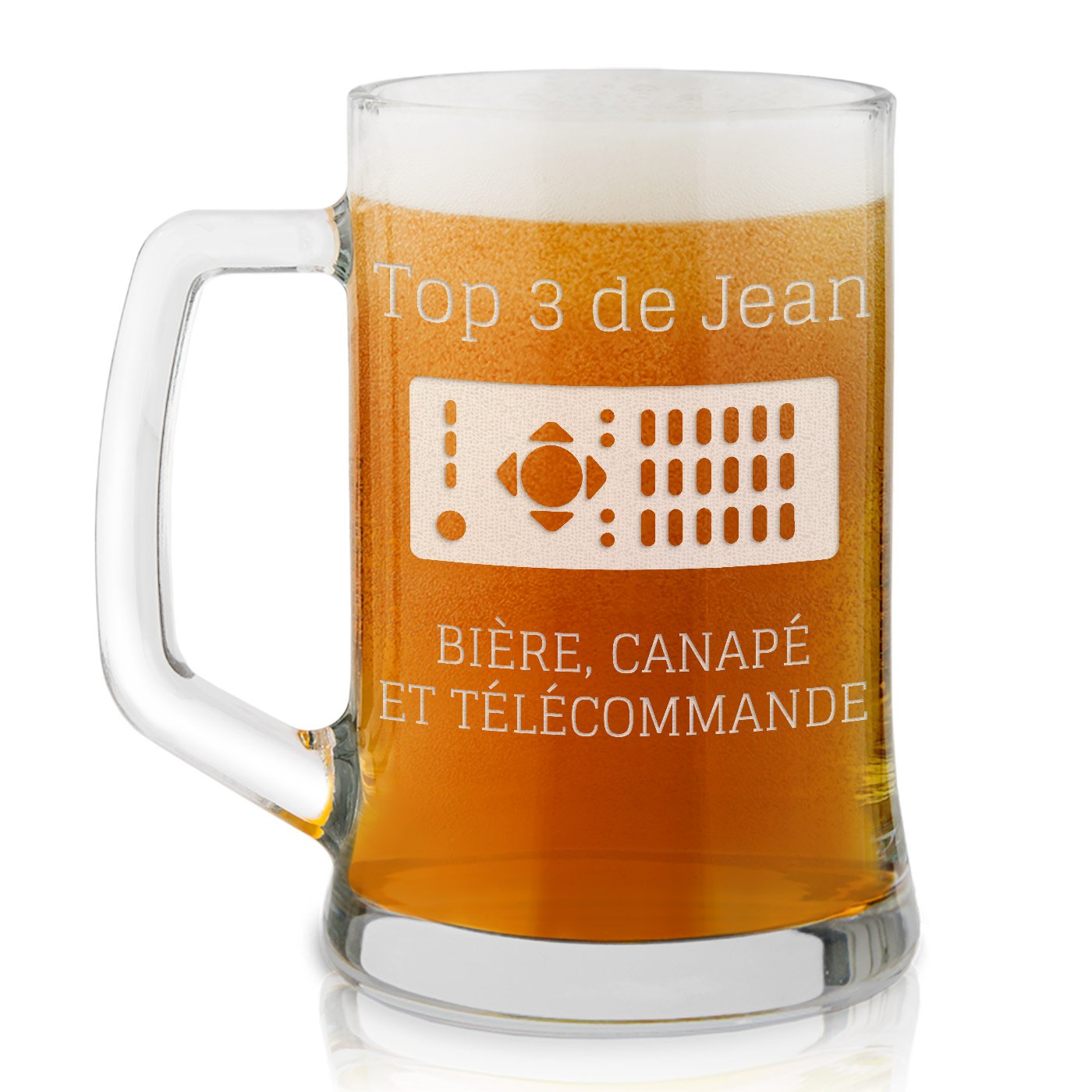 Taza de vidrio personalizada Murrano para amante del cine