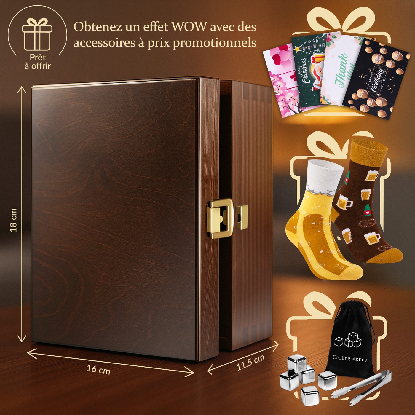 Taza de Cristal Personalizada Murrano para Entusiastas de la Cerveza con Grabado Láser