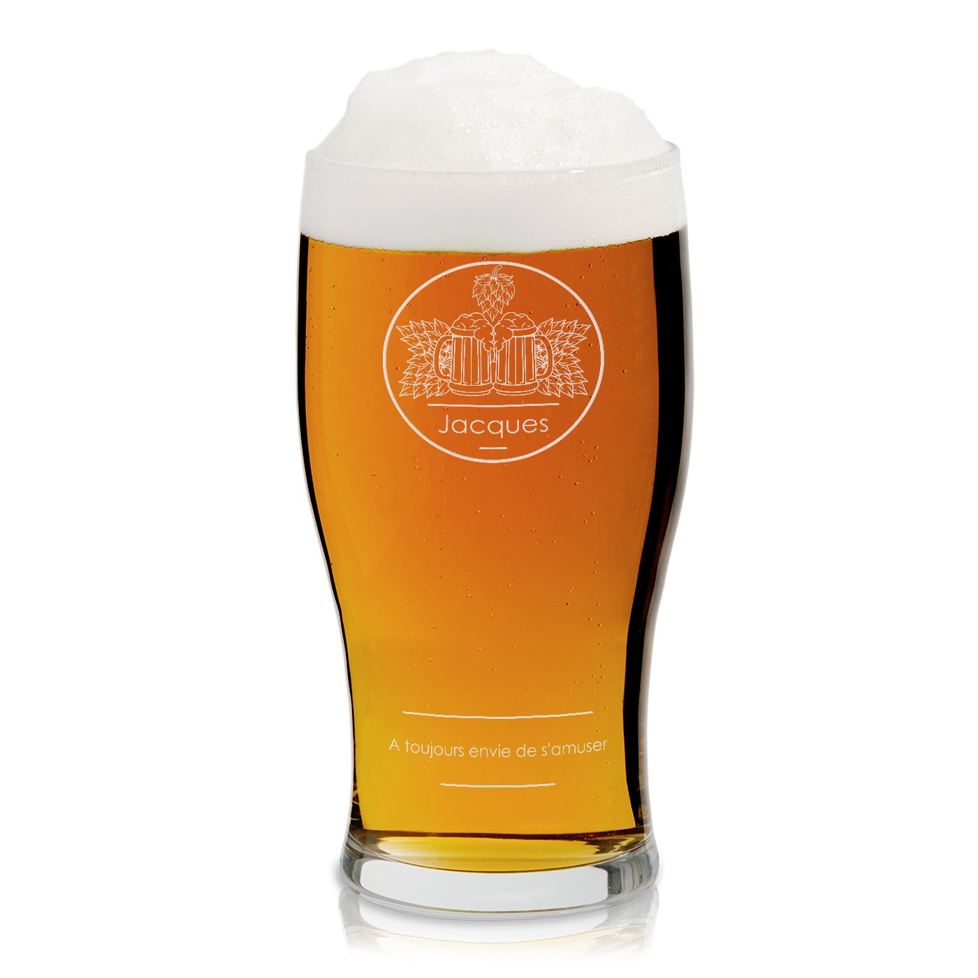 Murrano Personalized Beer Glass
