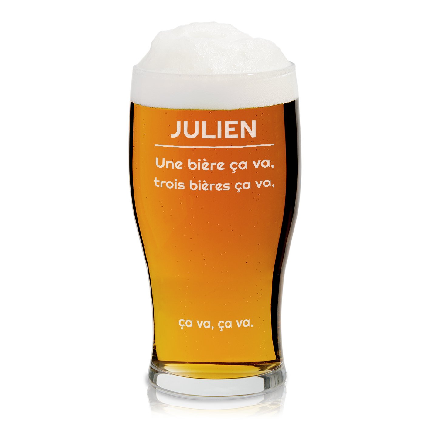 Murrano Personalized Beer Glass