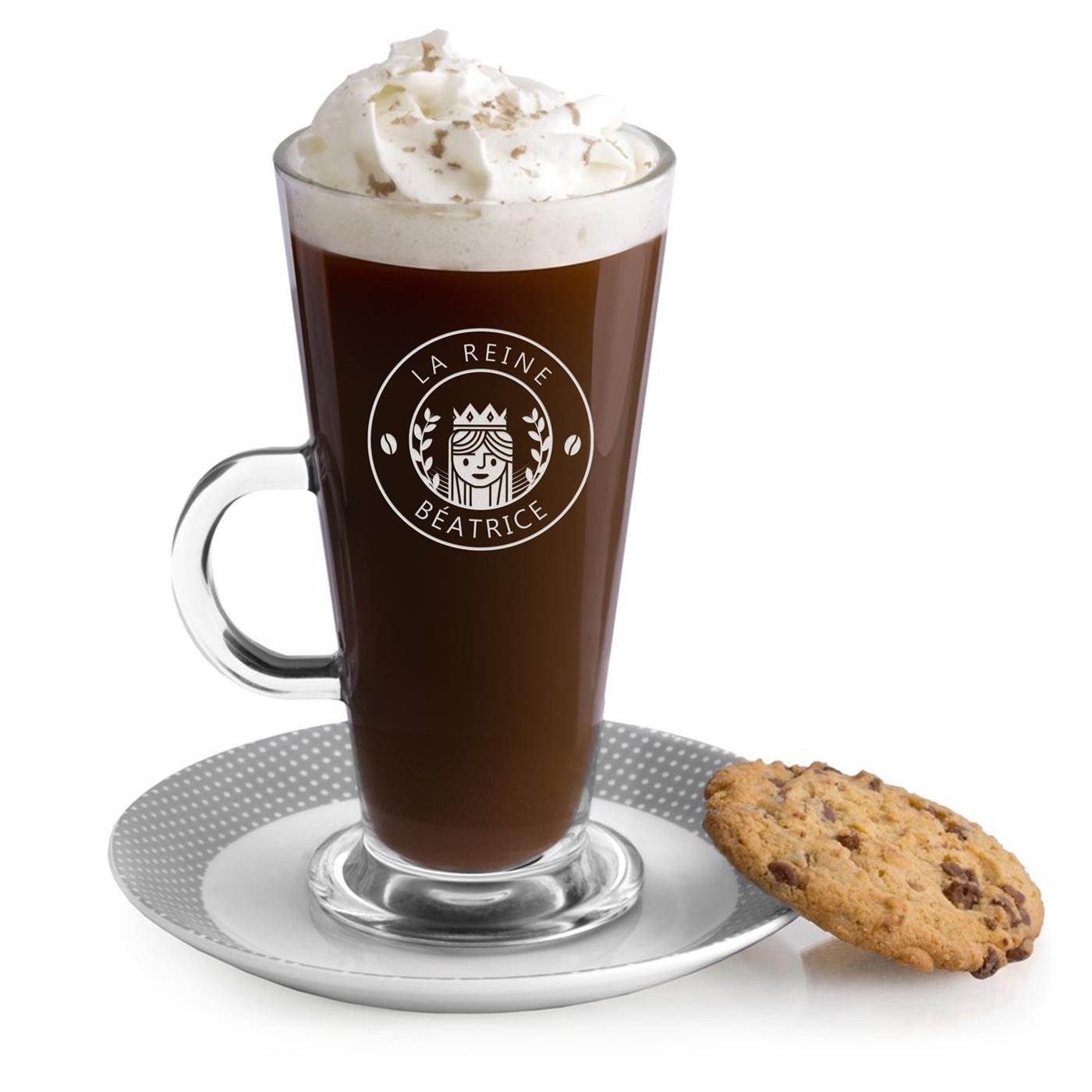 Copo de café personalizado Murrano para una dama de honor